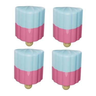 Imagem de predolo 4x Suportes para Toalhas de Mesa Protetores de Canto Internos Instalação Rápida Portátil Fácil Manutenção Grampos para Toalhas de Mesa para de, Azul