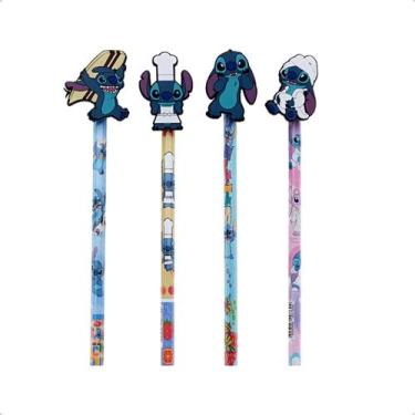 Imagem de Kit com 2 Lápis Preto HB Stitch com Ponteira Emborrachada - Molin