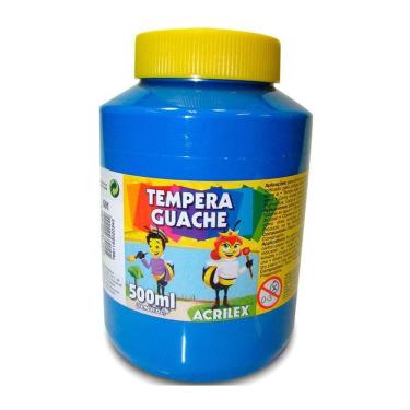 Imagem de Tinta guache Azul Turquesa 500ml 501 Acrilex