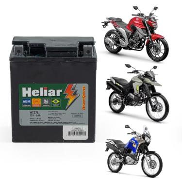 Imagem de Bateria Moto Xtz Lander Tenere Fz25 Fazer Xr Tornado Twister 250 Cb 300 Nx4 Falcon 400 Nx400i Cb300 Heliar 12v 6ah
