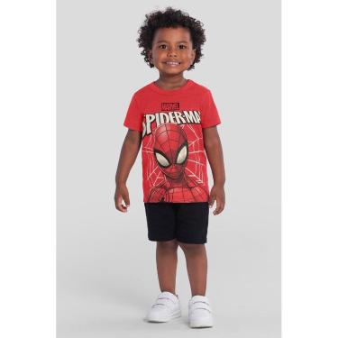 Imagem de Camiseta infantil menino do Homem-Aranha Brandili