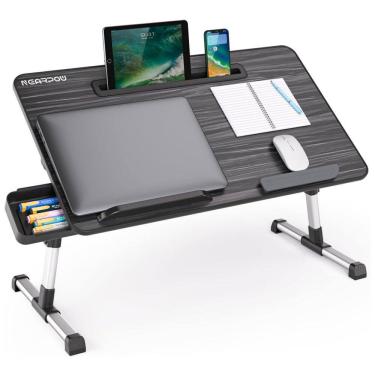 Imagem de Mesa de laptop NEARPOW para cama, Preta