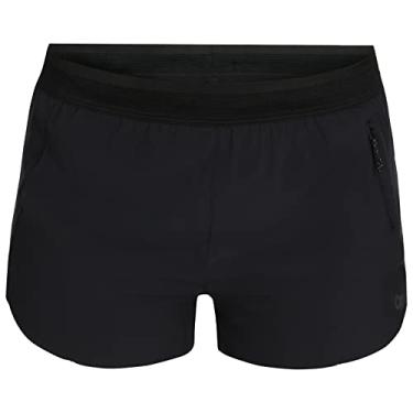 Imagem de Outdoor Research Short feminino Swift Lite, costura interna de 6,35 cm – shorts elásticos pretos