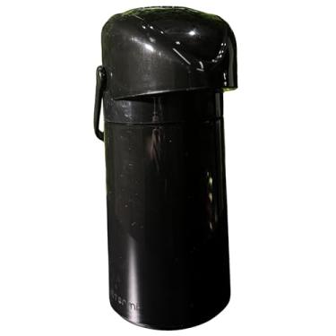 Imagem de Garrafa Térmica para Café Chá em Plástico PP e Vidro Verona (600ml | Preta)