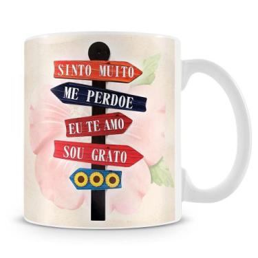 Imagem de Caneca Personalizada Ho'oponopono - 325ml - Cerâmica de Alta Qualidade
