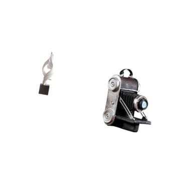 Imagem de Fenteer Estatueta de Resina de Arte Abstrata, Estátua, Escultura Decorativa de Lembrança para Casa, Escritório, Mesa de Centro E Modelo de Câmera, Ornamento,