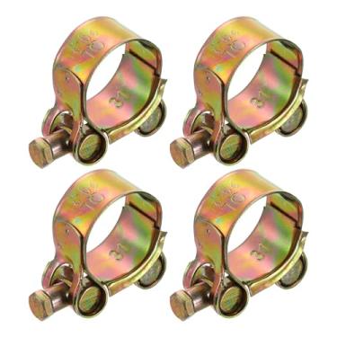 Imagem de Generic 4 braçadeiras de mangueira de parafuso T, faixa de identificação de 29-31 mm/1,14"-1,22", braçadeira de admissão de mangueira de radiador de ferro para exaustão de caminhão