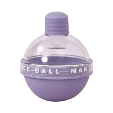 Imagem de Forma De Gelo Redonda De Silicone De 2,5 Polegadas, Esfera De Gelo Sem