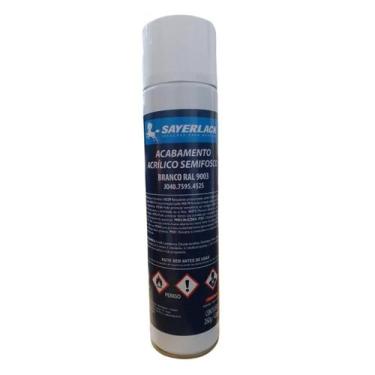 Imagem de Spray Laca Acrílica Semi Fosca Branca de 400ml Sayerlack