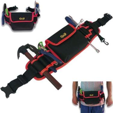 Imagem de Cinto Cinturão Bolsa Para Ferramentas Pedreiro Eletricista Carpinteiro