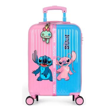 Imagem de Mala De Bordo Infantil Stitch E Angel - Luxcel