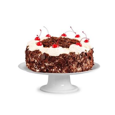 Imagem de Bandeja Para Bolo Salgados Com Pedestal Cor Branca 37X9Cm - Tt