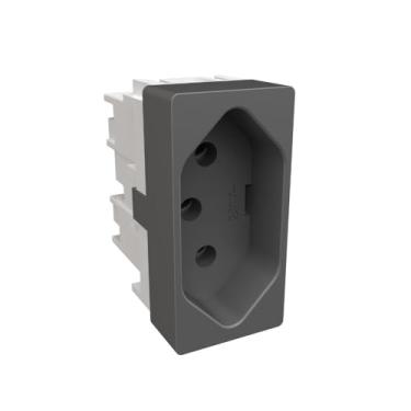 Imagem de Módulo Tomada 2P+T 10A/250V Habitat Onix – FAME