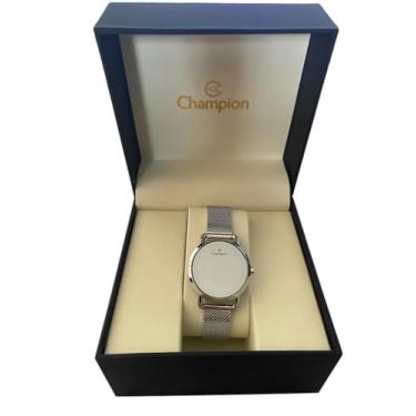 Imagem de Relógio Feminino Digital Led Prata Champion CH48199Q Pequeno