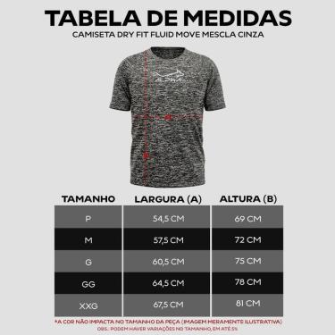Imagem de Kit 3 Camisetas Fluid Move Dry Alpha Co Masculina-Masculino