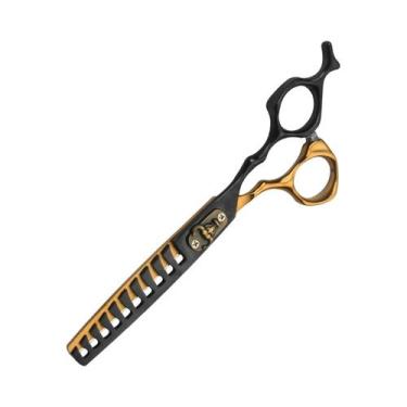 Imagem de Tesoura Profissional Para Corte De Cabelo 6 Peças, Tesoura De Desbaste