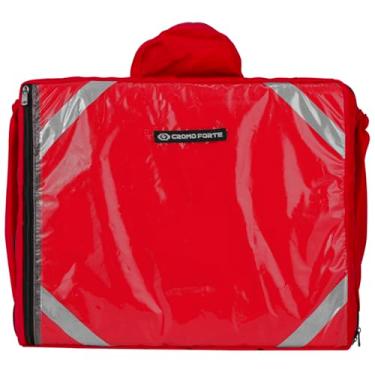 Imagem de Mochila Térmica Delivery Entrega Pizza 45 Litros Vermelho