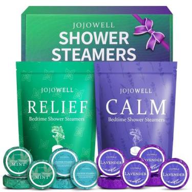 Imagem de Vaporizadores de banho JoJowell Aromatherapy, pacote com 12 óleos esse