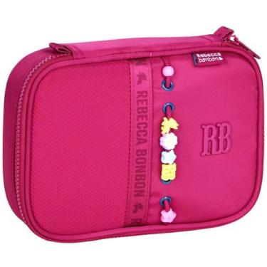 Imagem de Estojo escolar box para 36 lápis Beaded Fun Rebecca Bonbon - rosa
