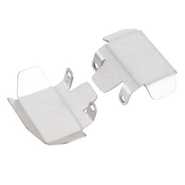 Imagem de SPYMINNPOO 2 PCS 1/10 RC Placa Antiderrapante, Placa Antiderrapante Diferencial de Liga Protetora do Eixo Traseiro Dianteiro para VS4 10 RC Crawler