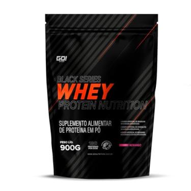Imagem de Whey Protein Concentrado Nutrition Morango 900g - GO NUTRITION