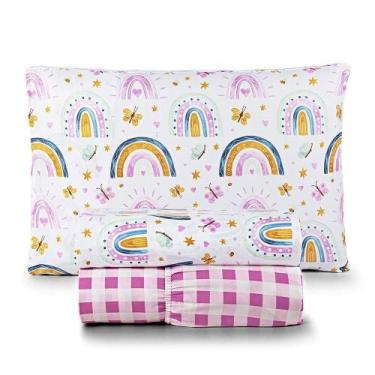 Imagem de Jogo De Cama Lençol Casa Scarpa Lutti Solteiro Infantil 200 Fios Estam