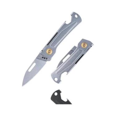 Imagem de Canivete Portátil Dobrável Com Lâmina 12C27 EDC Para Camping Ao Ar Liv