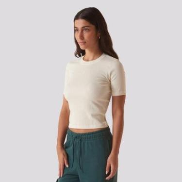 Imagem de Camiseta Fila Regular Essentials Canelada Feminino-Feminino