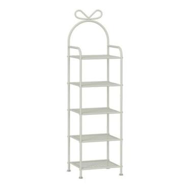 Imagem de Armário de sapatos com altura de 5/7 níveis, organizador de sapatos vertical, armazenamento de prateleira estreita para entrada, quarto, vestiário, sapateira para entrada da porta da frente (cor