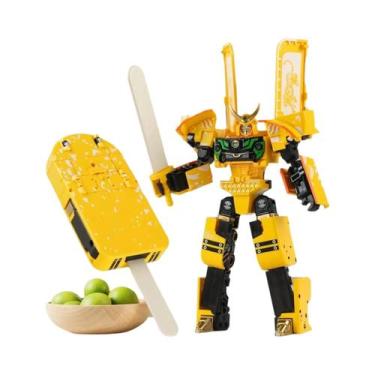 Imagem de Brinquedo Educativo Para Meninos, Robô Guerreiro De Sorvete Transformá