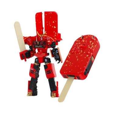 Imagem de Brinquedo Educativo Para Meninos, Robô Guerreiro De Sorvete Transformá