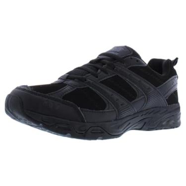 Imagem de Avia Tênis masculino Avi-Verge - Cross Trainer, tênis masculino, Pickleball ou caminhada para homens, sapatos de quadra de largura média ou extra larga tamanho 38 a 50, Preto, 11 Wide