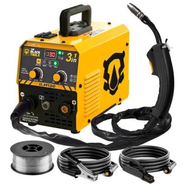 Imagem de Máquina Solda Inversora Mig 130a Sem Gás 3 Em 1 Tig Eletrodo Easymig 2
