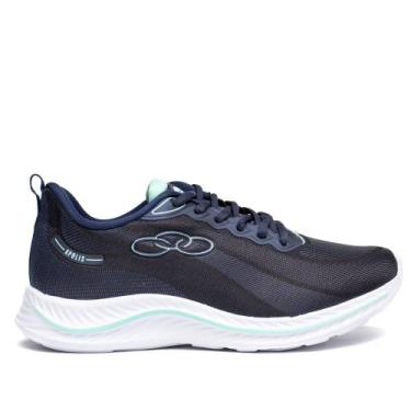 Imagem de Tênis Feminino Olympikus Apolis 206 Evasense Marinho/Verde, Marinho, V