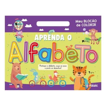 Imagem de Aprenda O Alfabeto - Meu Blocão De Colorir