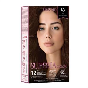 Imagem de Amend superia color coloracao sem amonia 477 cafe 100g - 893