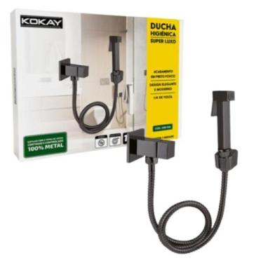 Imagem de Ducha Higiênica Luxo Soft Metal Banheiro Lavabo 1/4 De Volta - Kokay