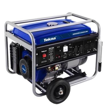 Imagem de Gerador de energia a gasolina 6,0 Kva Bivolt partida manual com AVR GT