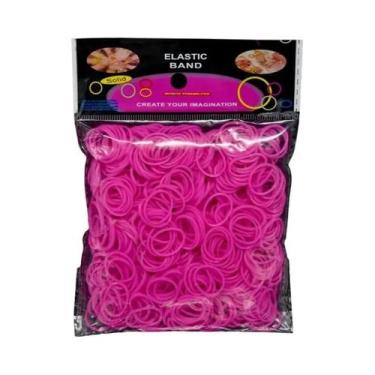 Imagem de Kit De Artesanato DIY Para Crianças: Pulseiras De Elásticos E Faixas D