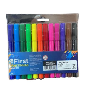 Imagem de Conjunto De Canetinhas Coloridas Hidrocor Com 12 Unidades