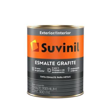 Imagem de Esmalte Cor & Proteção Grafite Claro Fosco 0,9L Suvinil