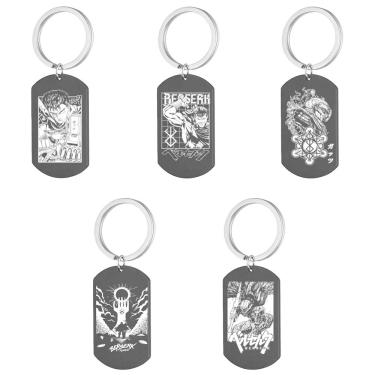 Imagem de Chaveiro Berserk em aço inoxidável Eclipse Warriors Design