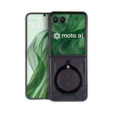 Imagem de Gshield Capa Case Capinha Discovery para Motorola (Preta, Moto Razr 50 Ultra)