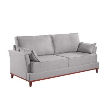 Imagem de Sofa Living Martins M-189 - B-330 Linho Cinza - MARTINS ESTOFADOS