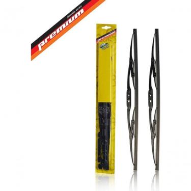 Imagem de Par de Palhetas Metálicas Convencionais Dianteiras F103 26-16 POL para Peugeot 207 SW Após 08 Limpeza Eficiente Micro