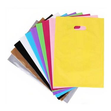 Imagem de Kit Sacola Plástica Alça Vazada Boca de Palhaço 40x50 Aproximadamente 105 Unidades Higipack