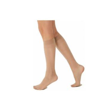 Imagem de Meia 3/4 Fina Natural Claro Basic+ Confortável