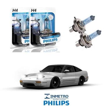 Imagem de Lâmpadas Farol Nissan SX Philips H4 BlueVision