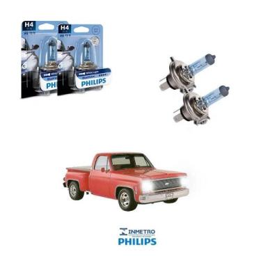 Imagem de Lâmpadas Farol GM C-10 Philips H4 BlueVision
