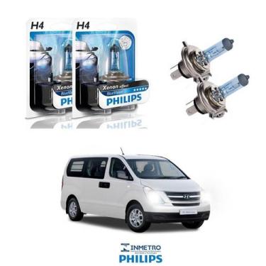 Imagem de Lâmpadas Farol Hyundai H1 Philips H4 BlueVision